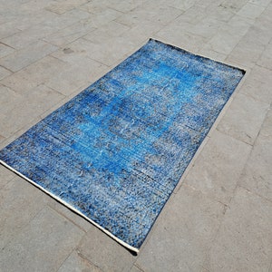 Turkish Rug, Home Gift, Handmade Rug, Oriental Rug, Area Rug, Office Rug, Oushak Rug, Vintage Rug, Floor Rug, Anatolian Rug, 3.7 x 7 ft