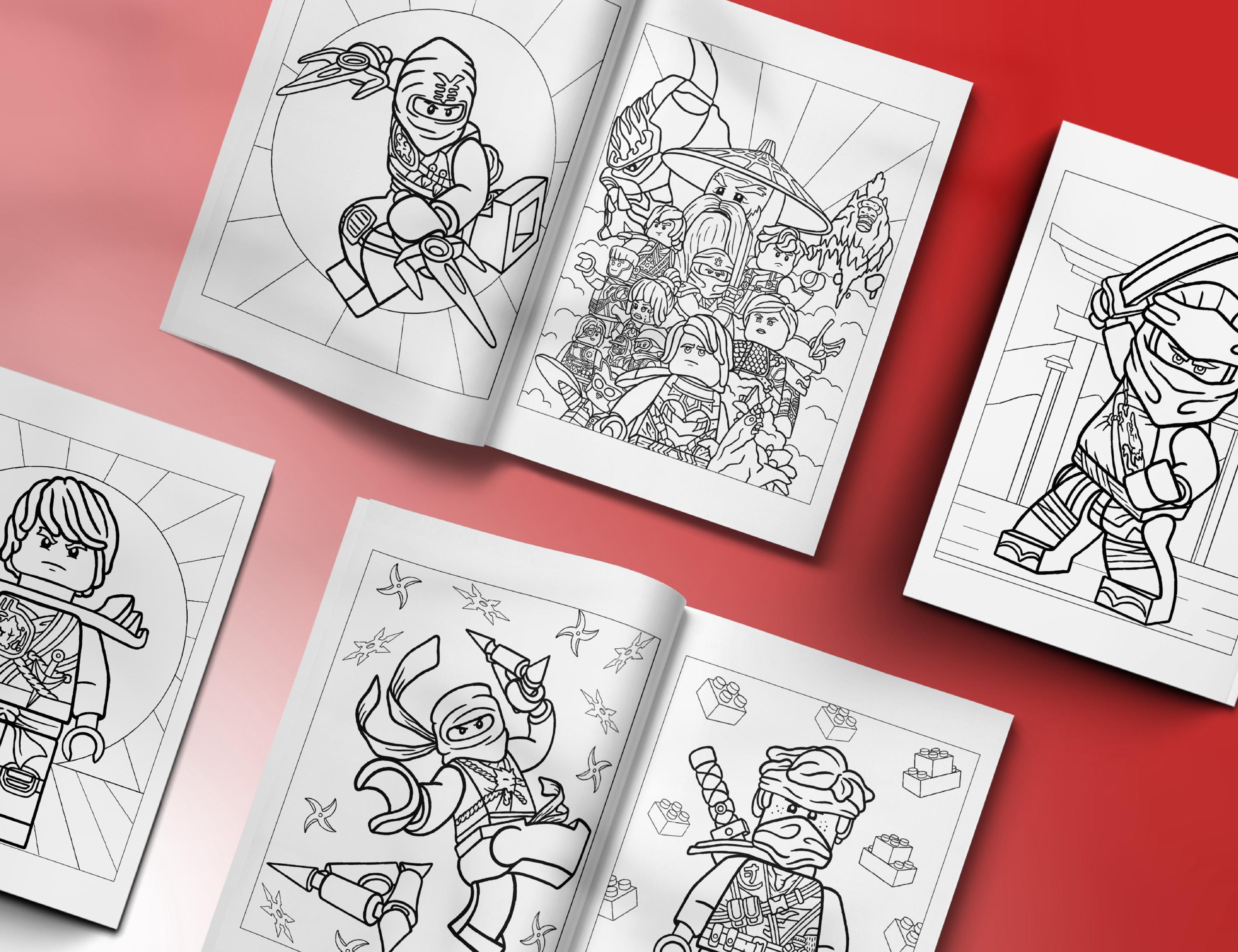 20 LEGO NINJAGO Coloring Pages I Printable Coloring Pages for Kid I