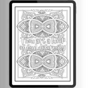 Anxiety Relief Coloring Pages for Adults | Printable Mindfulness & Anti Stress Therapy | Mental Health Self-care Coloring Pages