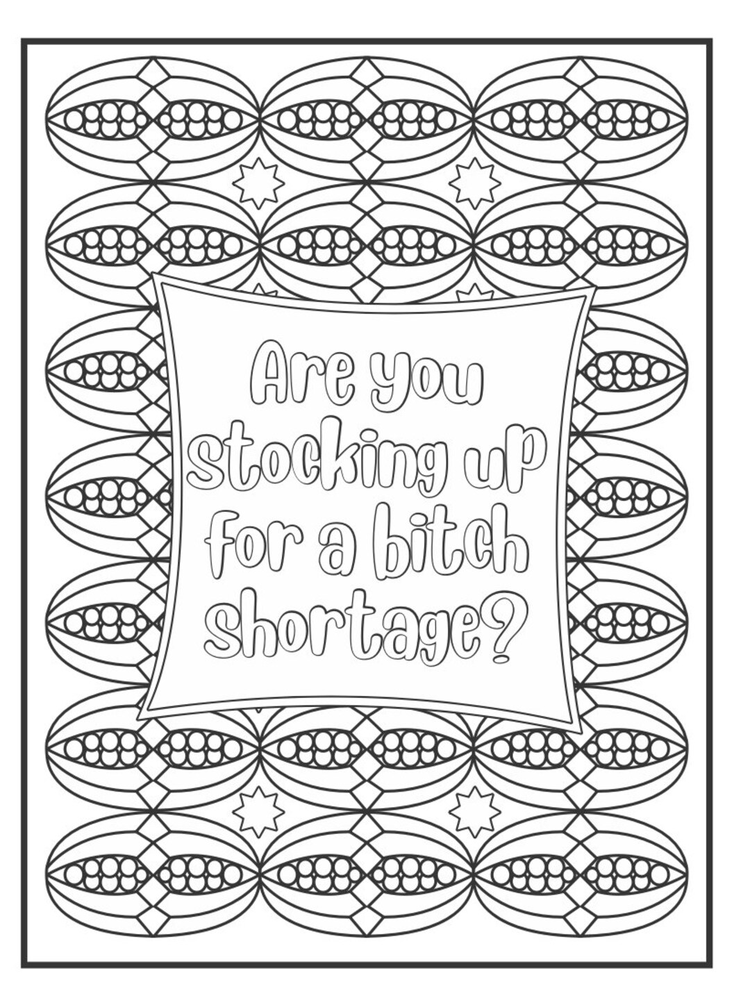 Insult Coloring Pages for Adult Printable DIGITAL Download - Etsy