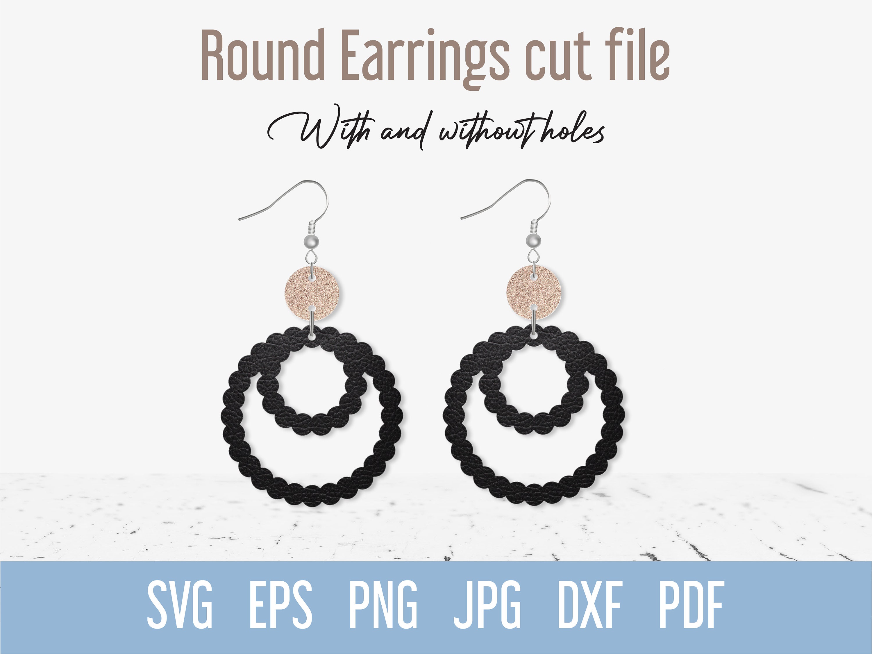 jennifer maker leather earring template cricut