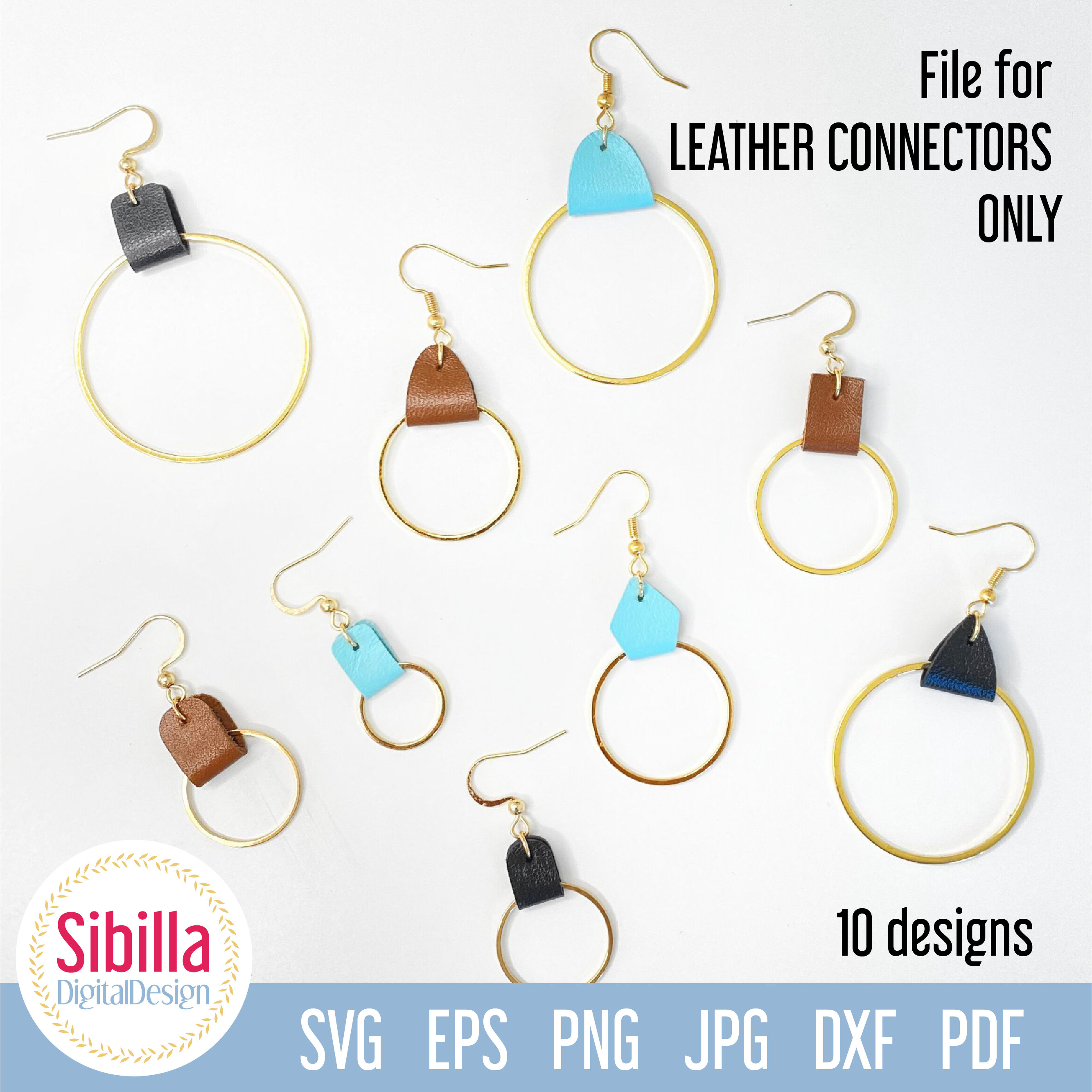 Faux Leather Earrings - Etsy