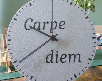 Titre - Horloge murale grise 230 mm