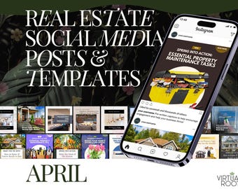 April Social Media Graphics & Captions | Boost your Digital Presence with Effective, Ready-to-Post Marketing Assets for Engagement