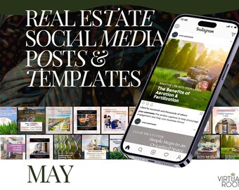 May Social Media Graphics & Captions | Boost your Digital Presence with Effective, Ready-to-Post Marketing Assets for Engagement