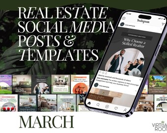 March Social Media Graphics & Captions | Boost your Digital Presence with Effective, Ready-to-Post Marketing Assets for Engagement