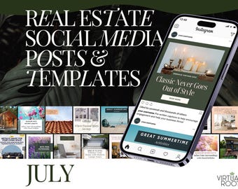 July Social Media Graphics & Captions | Boost your Digital Presence with Effective, Ready-to-Post Marketing Assets for Engagement