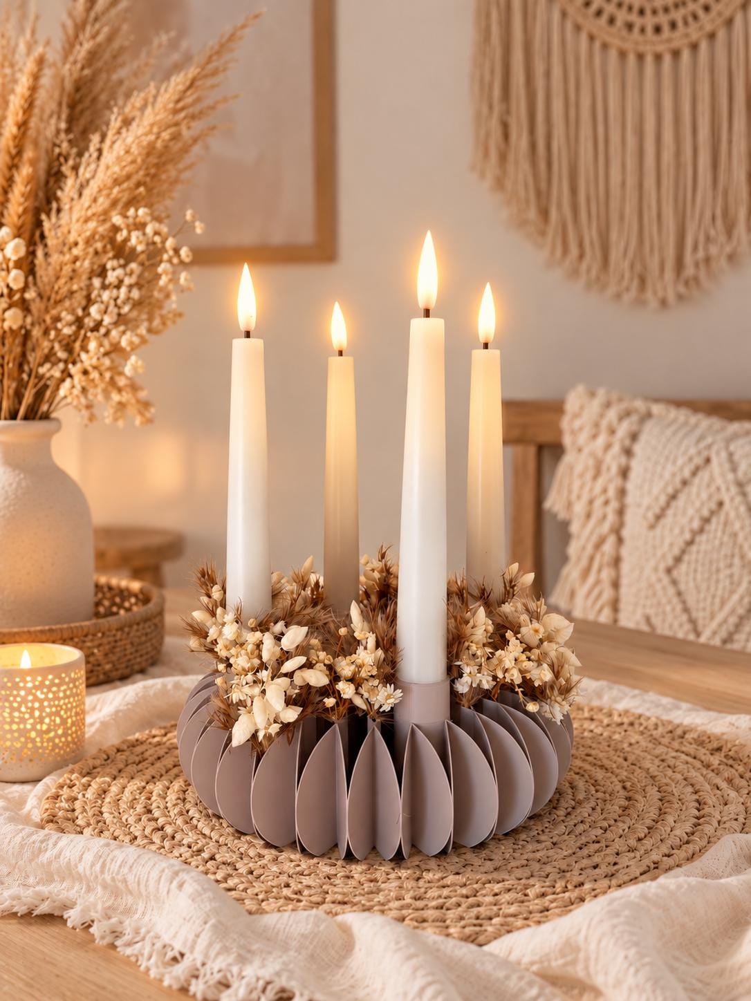 Adventskranz holz