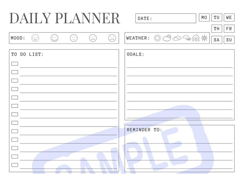Life Reset Planner Printable | Goal Setting Workbook | Self Improvement ...