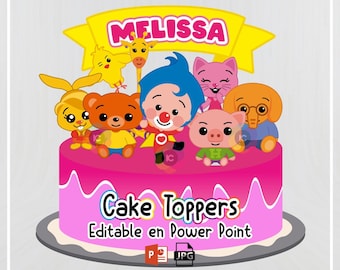 Cake Toppers Plim Plim
