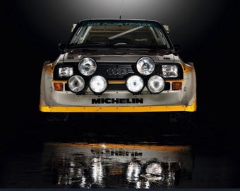 Audi Quattro S1 Canvas Wall Art Audi Sport Quattro S1 E2 Poster Audi Quattro S1 Super Car Game Room Decor Art Gift for Him Man Cave Decor/5