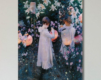 ジョン・シンガー・サージェント：「カーネーション、リリー、リリー