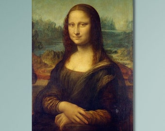 Leonardo Da Vinci, Mona Lisa, 1503 - A4 / A3 Reproduction Fine Art