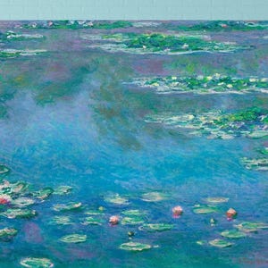 クロード・モネ：睡蓮のキャンバスウォールアート、モネの絵画、花のアートプリント、モネの睡蓮ポスター、高品質プリント、新築祝いのギフト ()