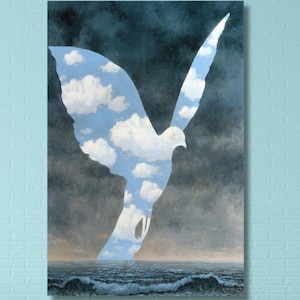 Rene Magritte: La Grande Famille (1963) Arte de parede em tela/A grande família Pintura/Impressão de alta qualidade/Cartaz de arte Magritte/Presente surrealista/13