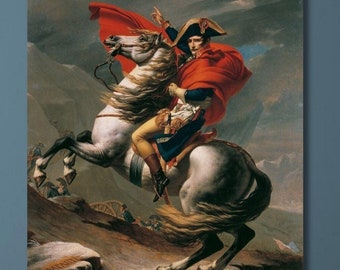 1801 ナポレオン・ボナパルト 版画 | サン・ベルナール峠のナポレオン