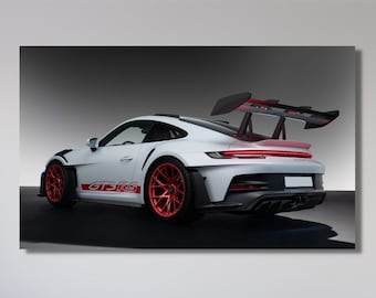 Porsche Canvas Poster Porsche GT3 RS Canvas Car Wall Decor Home Wall Decor Porsche Printed Canvas Car Canvas Wall Art Porsche Poster/25