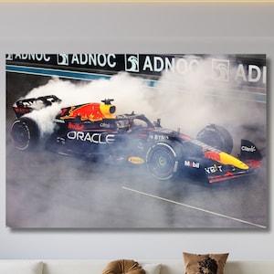 Max Verstappen F1 Canvas Max F1 canvas Red Bull Team Formula One decor formula one F1 print art living room decor Max Verstappen Wall art/23