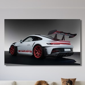 Porsche Canvas Poster Porsche GT3 RS Canvas Car Wall Decor Home Wall Decor Porsche Printed Canvas Car Canvas Wall Art Porsche Poster/25