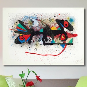 Joan Miró: Ceramics by Miró and Artigas Canvas Art, Fine Art Poster, Artwork, Surrealism Art, Home Wall Decor Gift, High Quality Print (20)