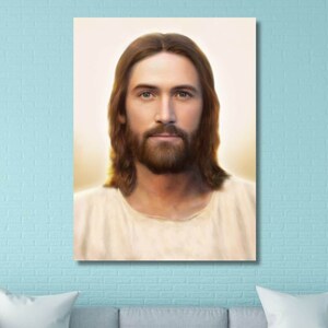 Jesus Christian Wall Decor, High Quality Print, Jesus  Canvas Art, Christian Wall Art, Home Wall Decor, Christ Jesus Lover Gift, Saint Jesus