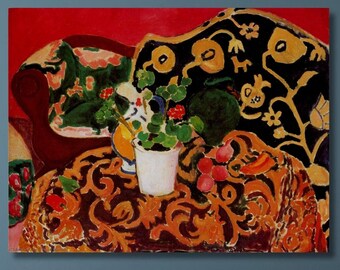 Henri Matisse: Spanish Still Life Canvas Wall Art/Matisse Exhibition Poster/ Fauvism Print/Fine Art Paintings/Framed or Rolled Giclee Art/18