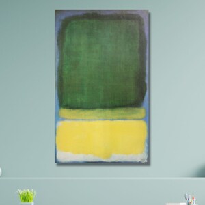 Rothko Canvas Wall Art Rothko Painting Rothko Untitled Reproduction Rothko Print  Mark Rothko Museum Exhibition Mark Rothko Poster Series/18
