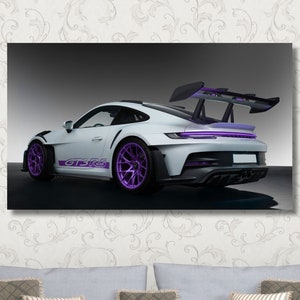 Porsche Canvas Poster Porsche GT3 RS Canvas Car Wall Decor Home Wall Decor Porsche Printed Canvas Car Canvas Wall Art Porsche Poster/41