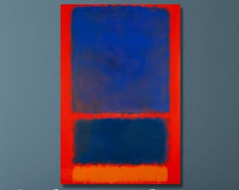 Mark Rothko Reproduction Blue Orange and Red Mark Rothko 1961 Mark