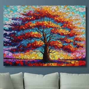 Tree of Life Canvas Wall Art, Tree of Life Wall Art, Tree of Life Poster, Extra Large Wall Art, Modern Canvas Painting, Home Wall Decor 20