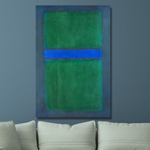 Rothko Canvas Wall Art Rothko Painting Rothko Untitled Reproduction Rothko Print  Mark Rothko Museum Exhibition Mark Rothko Poster Series/2