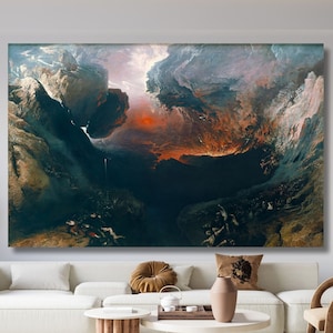 The Great Day of His Wrath by John Martin/John Martin Painting/John Martin Print/John Martin Artwork/John Martin Art/Home Wall Decor/Gift