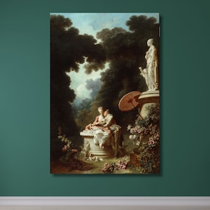 Jean Honore Fragonard: O Progresso do Amor Arte em Tela, Cartas de Amor Impressão, Obras de Arte, Pôster Vintage, Pintura Fragonard, Presentes de Decoração de Parede 7