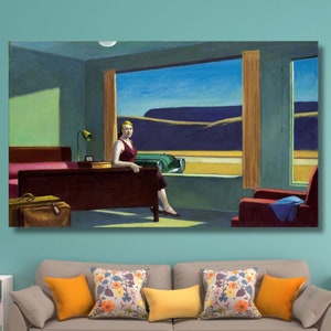 Western Motel Gemälde von Edward Hopper Kunst Reproduktion - Etsy.de