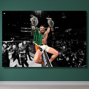 Conor McGregor canvas muurkunst/Conor McGregor poster/Conor McGregor print kunst/sportkamer muur decor/game kamer kunst aan de muur/sportkamer cadeau/49