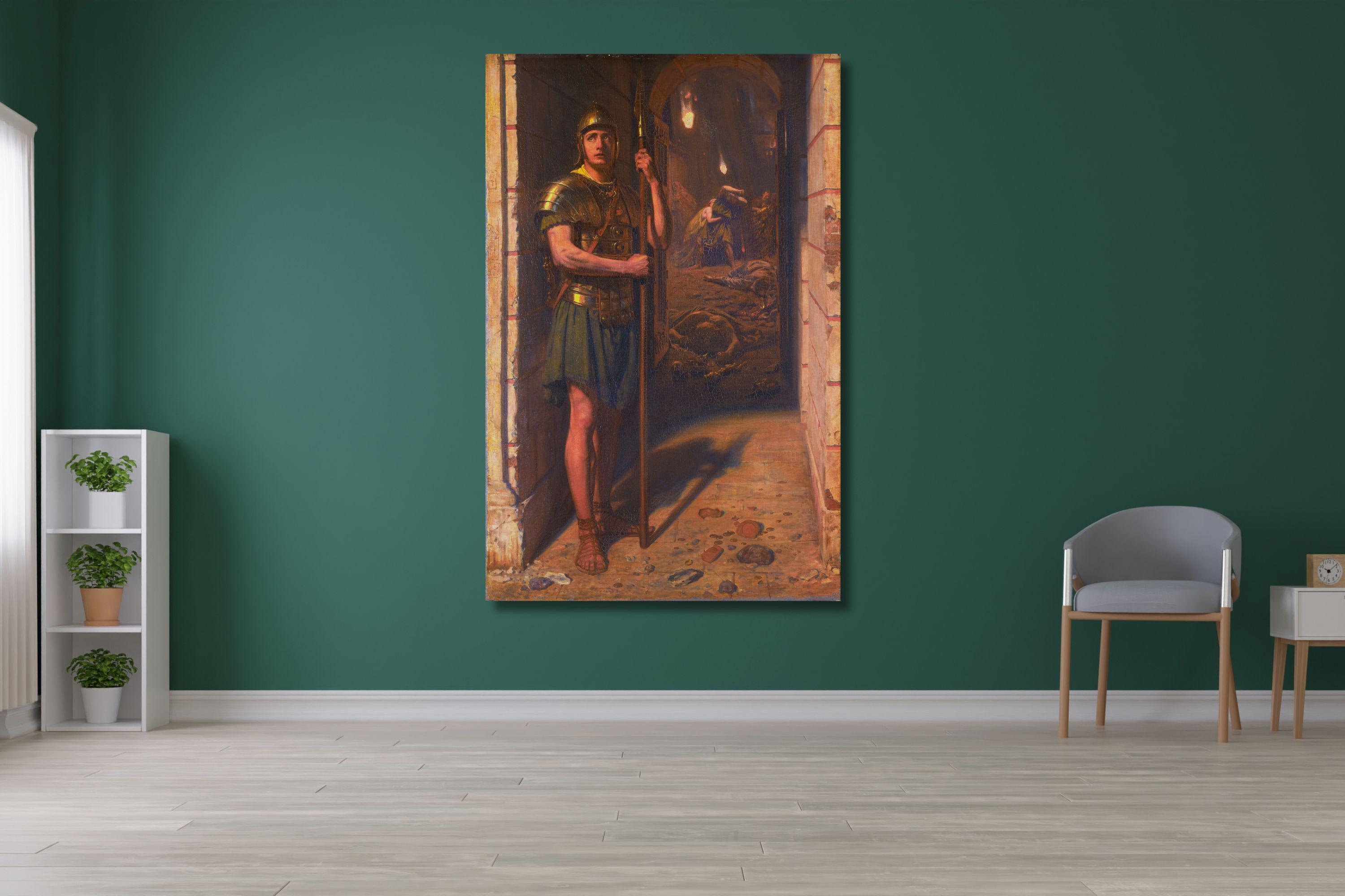 Edward John Poynter: Faithful Unto Death (1865) Canvas Wall Art/Soldier Print/Vintage Artwork/Wrapped or Framed Wall Art/Soldier Painting 2