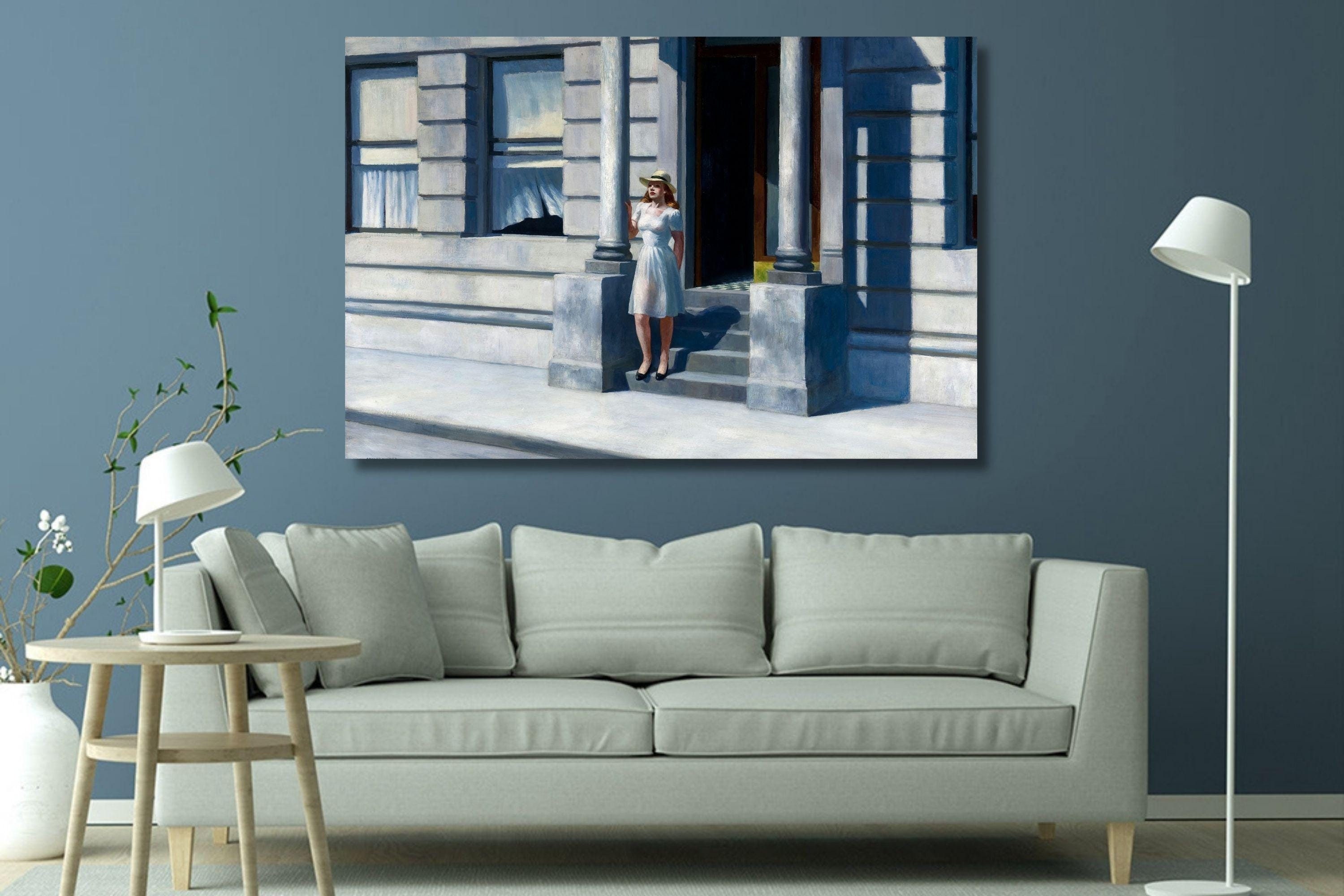 Rumlly Edward Hopper Danse Toile Peinture Oeuvre Moderne Affiches et Gravures Cuadros Mur Art Photo pour Salon Décor À La Maison 80x120cm Sans Cadre : Edward Hopper