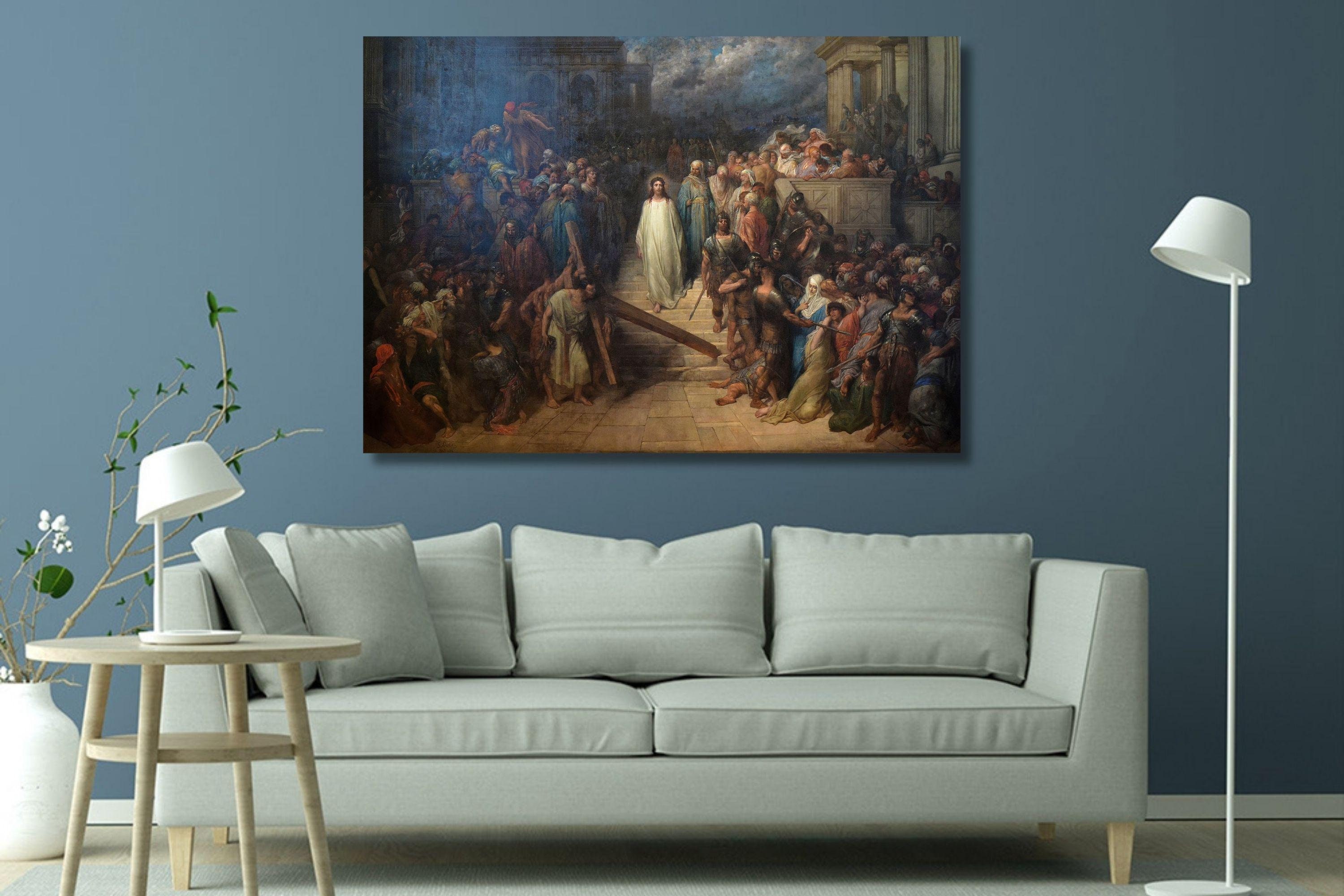 Gustave Dore: Christ Leaving the Praetorium (1867-1872) Canvas