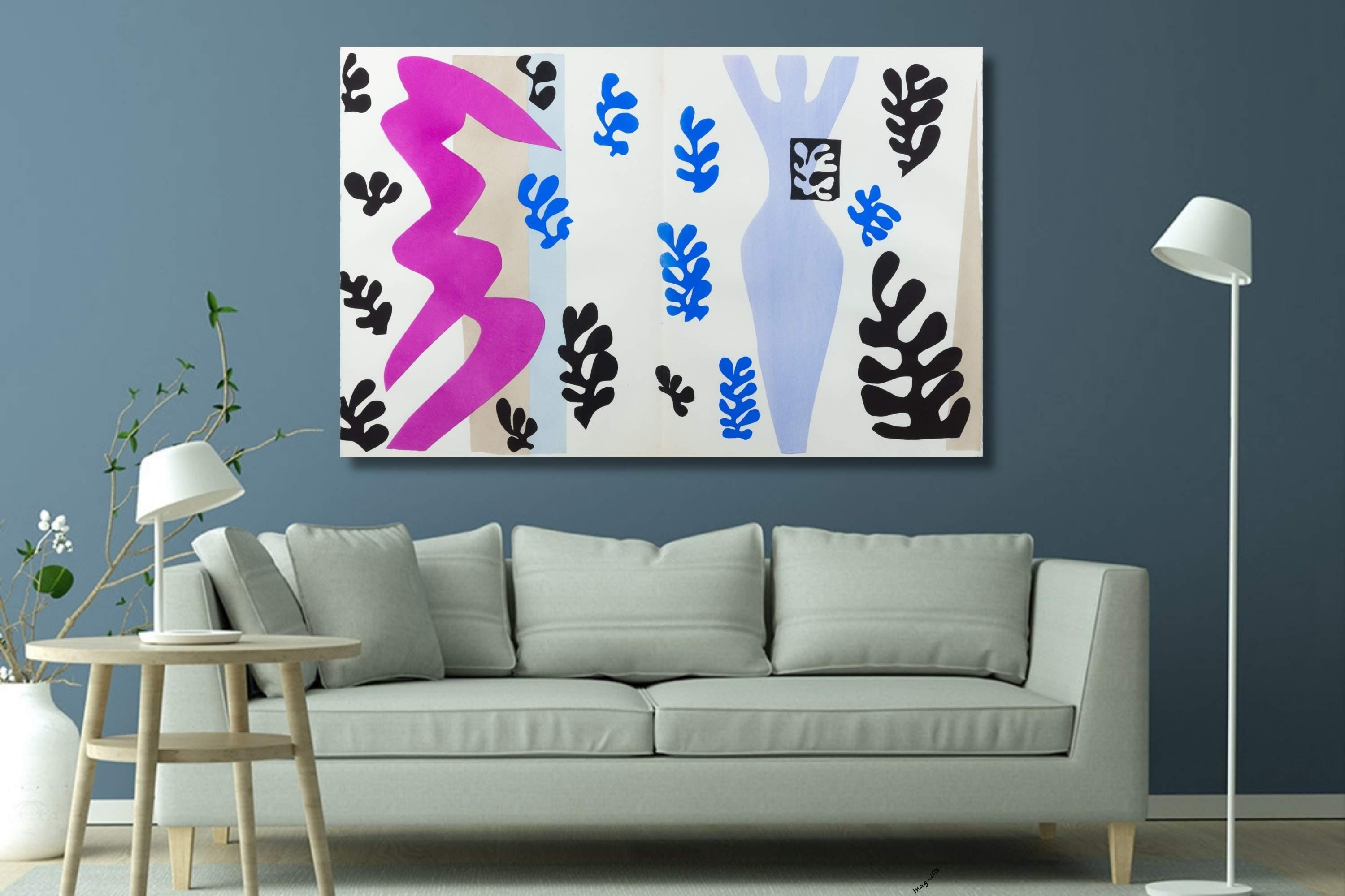Henri Matisse: the Knife Thrower 1947 Canvas/famous Modern