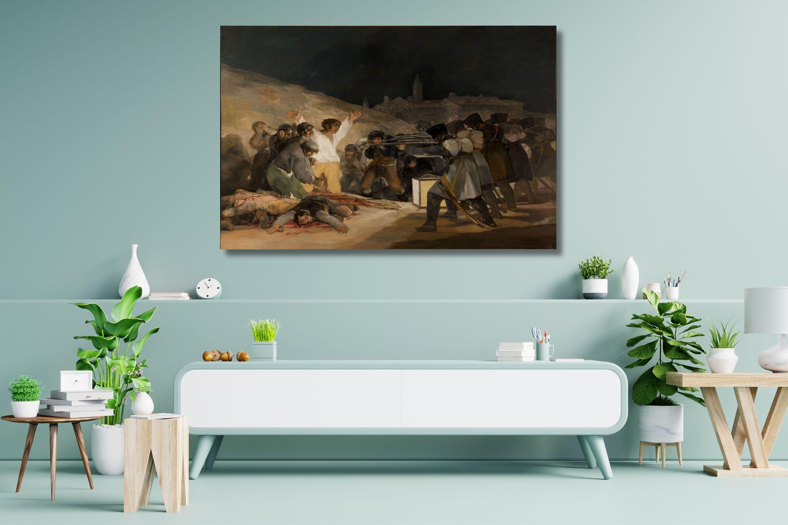 Francisco Goya: O terceiro de maio de 1808 (1914) Arte de parede em tela, galeria de arte, impressão de alta qualidade, pôster de Goya, pintura de reprodução (7)