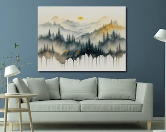 Tree of Life Canvas Wall Art, Tree of Life Wall Art, Tree of Life Poster, Extra Large Wall Art, Modern Canvas Painting, Home Wall Decor 10