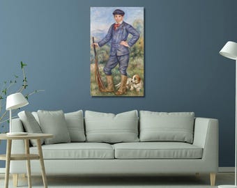 Pierre-Auguste Renoir: Jean als Jäger (1910) Leinwand Kunst / gerahmt oder gerollt Giclee Wandkunst / Renoir Gemälde / Impressionismus Druck Geschenk 10