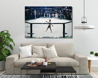 Conor McGregor Walking Canvas Print – UFC MMA Motivational Sports Wall Art/3