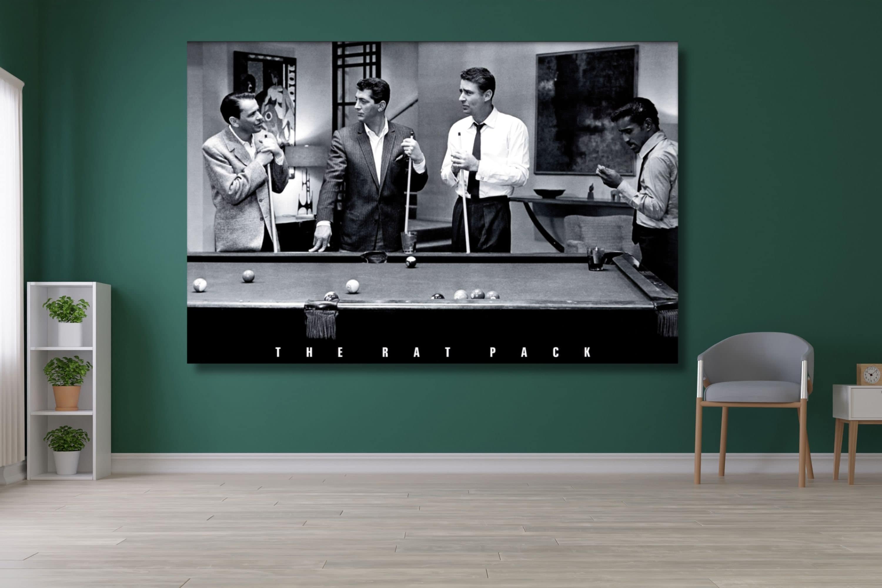 The Rat Pack Canvas Wall Art/dean Martin/sammy Davis Jr/frank Sinatra
