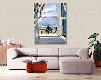 Henri Matisse: Open Window Canvas Wall Art/Artwork Print/Matisse Exhibition Poster/Matisse Wall Decor/Fine Art Paintings/Home Decor Gifts/16