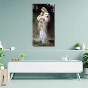 William Adolphe Bouguereau: Innocence (1893) Canvas Wall Art/Reproduction Poster/Fine Art Print/Real Art Painting/Artwork Gift/Realism Art/7