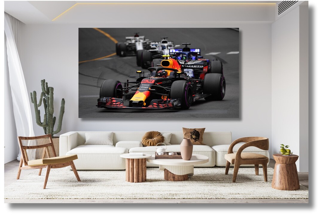 Max Verstappen F1 Canvas Max F1 Canvas Red Bull Team Formula 1 Decor
