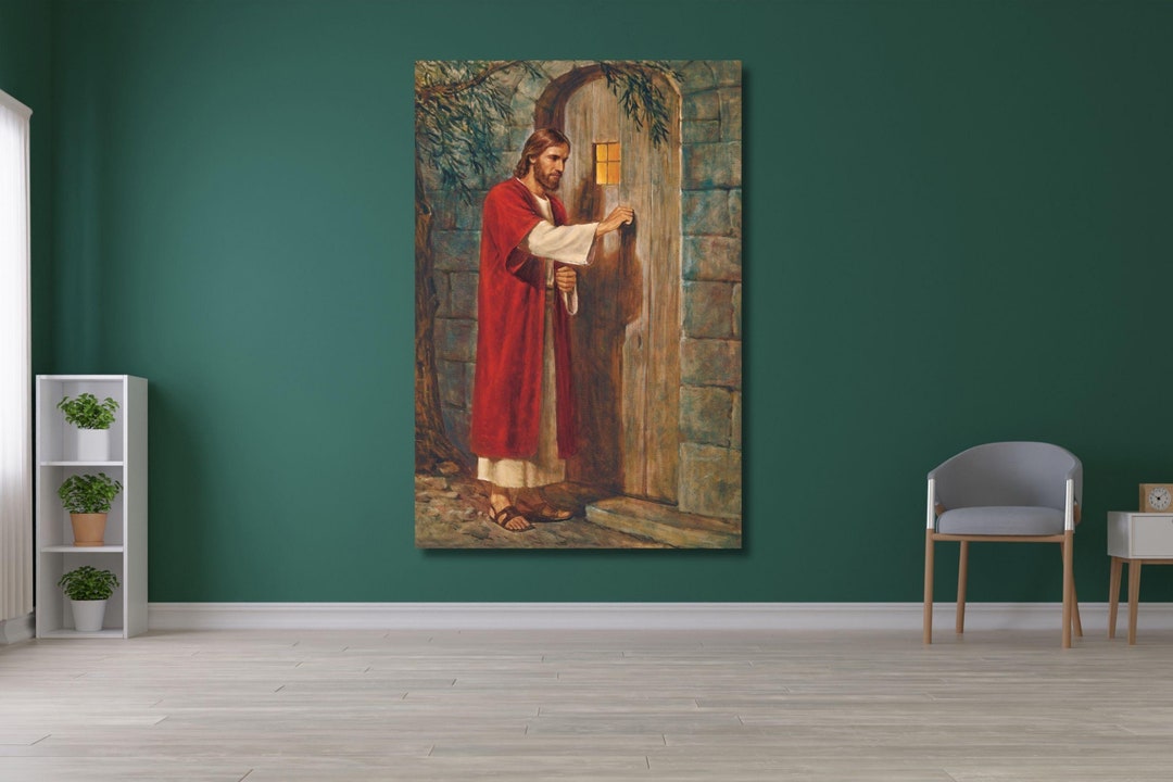 Jesus at the Door Canvas Wall Decor/the Light of the World/jesus Print ...
