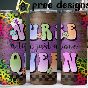 Nurse Life Tumbler Design, 20 oz Skinny Tumbler Wrap, Nurse Sublimation Design, Nurse Digital Download, PNG Digital, Nurse Gift