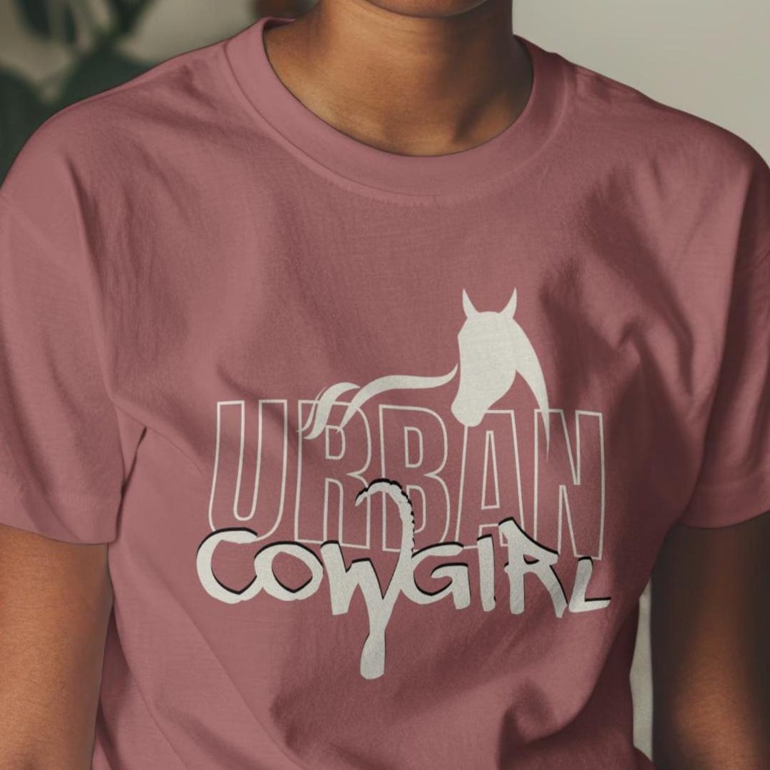 Urban Cowgirl T-shirt, Bella+canvas 3001CVC, Trail Ride Shirt for Women ...